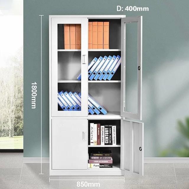 Filling Cabinet Lemari arsip Lemari Besi Setengah Kaca H110
