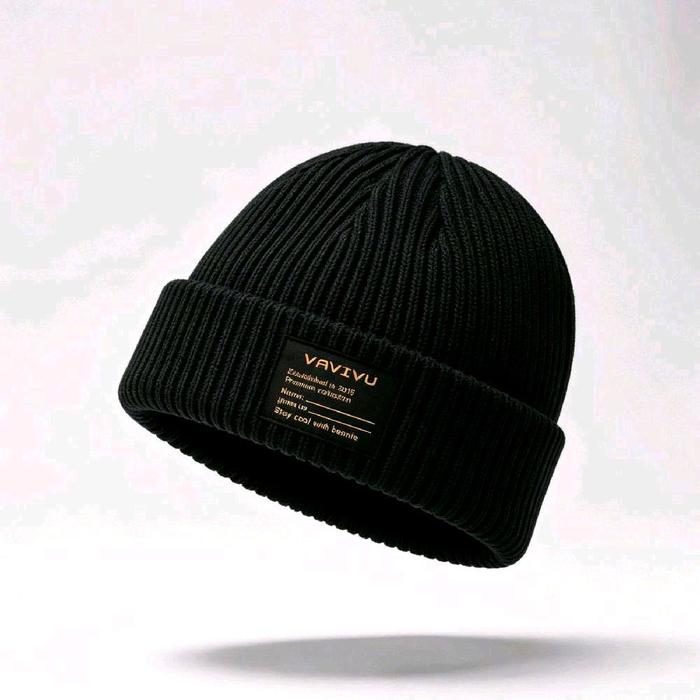 VAVIVU Topi Kupluk Rajut PREMIUM Unisex Dewasa Anak Bahan Woll 100% Adjustable 43-49 Cm Hangat Nyama
