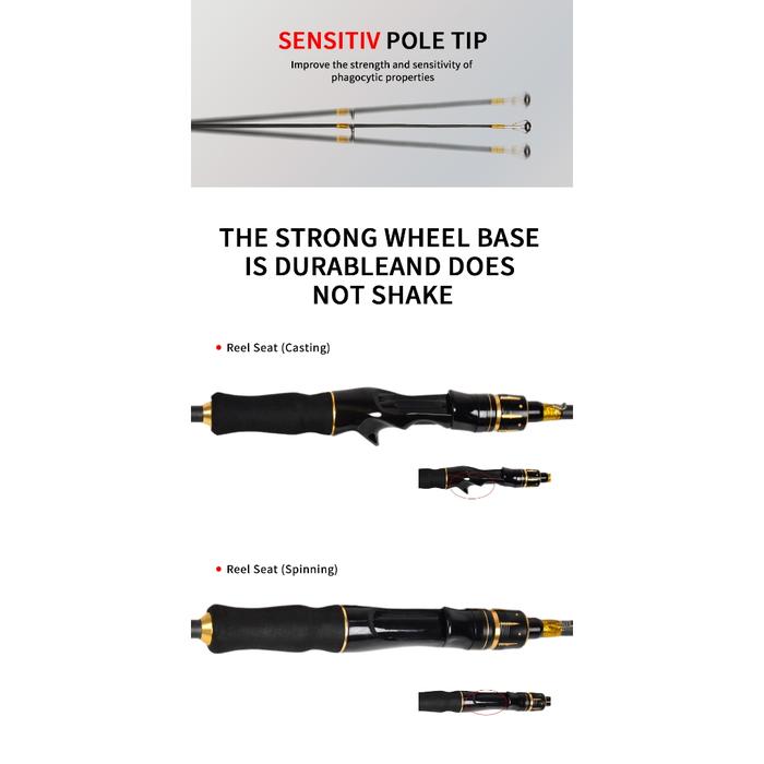 TERLARIS Joran Daiwa JUPITER POWER TIP | Carbon Solid Tip | 165 180 210 240 270 Cm Ultra Light | Ext