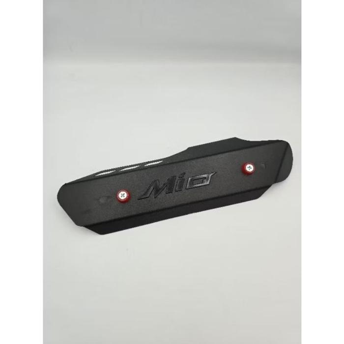 Cod Cover Tameng Knalpot Logo Mio Universal Plus Baut Mio Sporty Mio M3 Mio Smile Mio Soul Mio J Mi