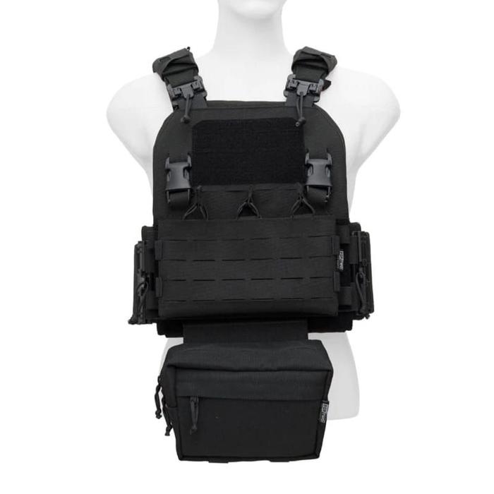 Top Patas - Body Vest Fox Two Plate Carrier Gen 2 Black Tactical