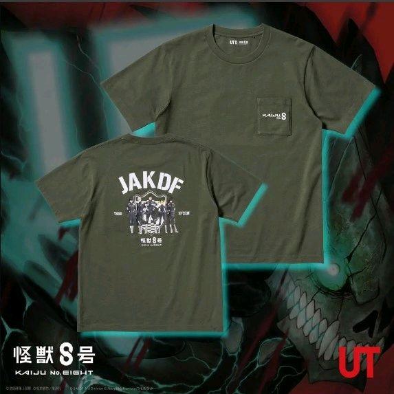 Uniqlo x Kaiju No 8 Eight - UT Graphic T Shirts Short Sleeve / Kaos Lengan Pendek