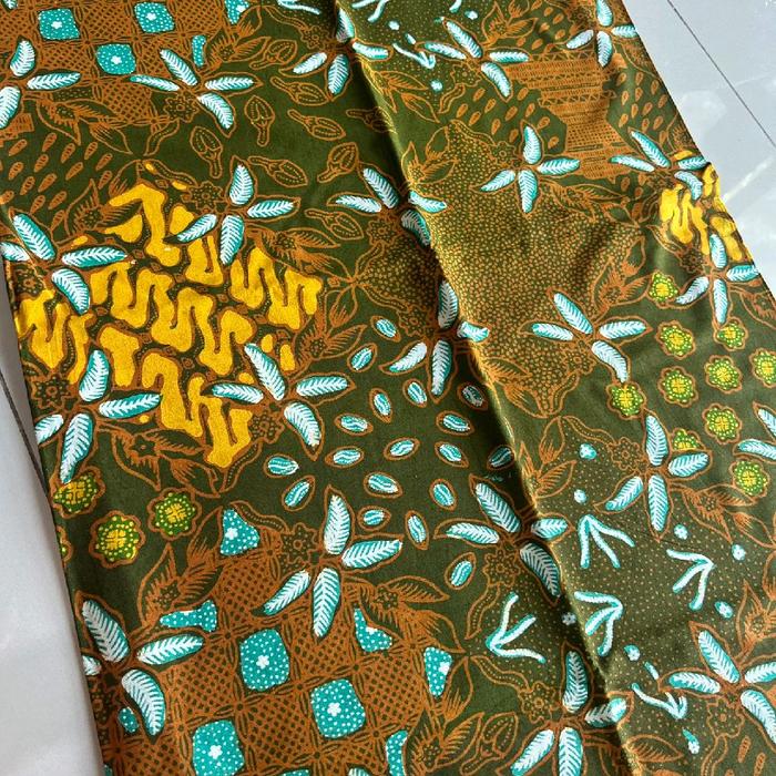 Kain batik tulis malam dingin kombinasi