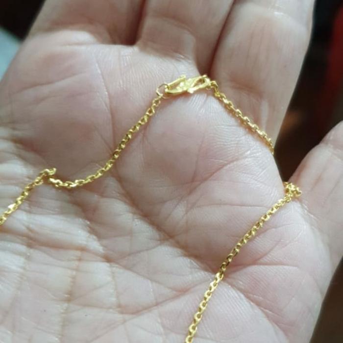 KALUNG POLOS EMAS ASLI 99% 990 99 24K 24KARAT 24 KARAT KUNING 3GRAM 3G