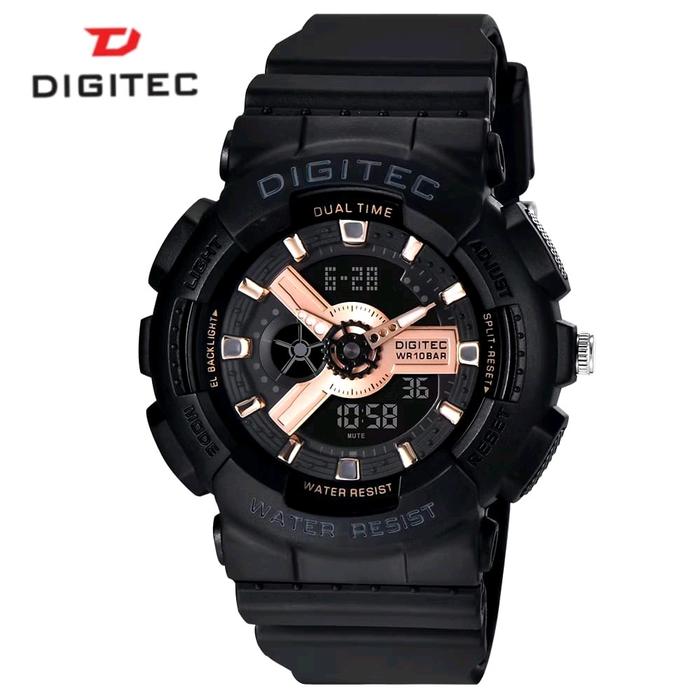 DIGITEC DA-4020T Jam tangan tahan air wanita Rubber Watches Jarum