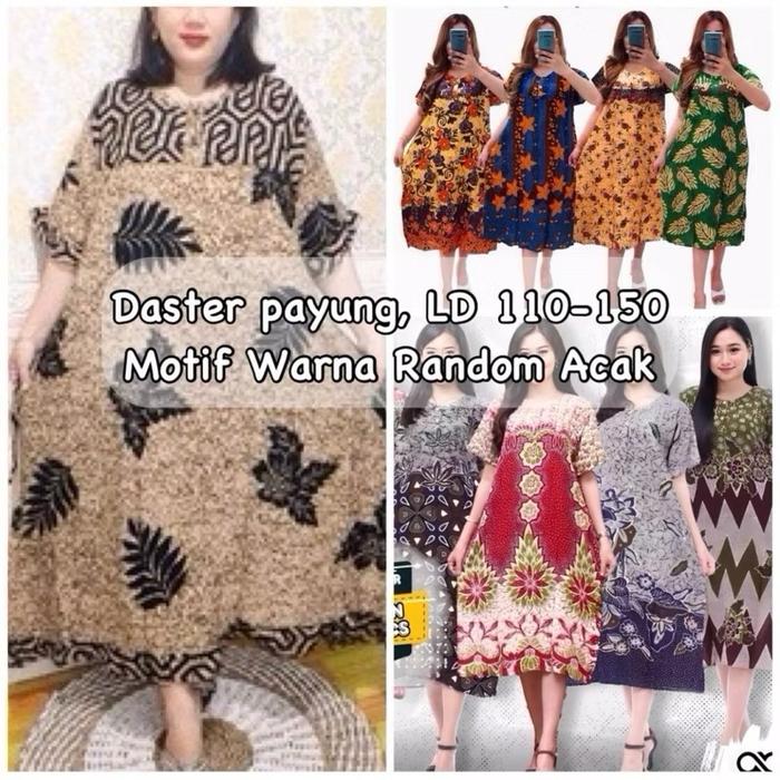 BATIK Rayon PAKET 4 PCS DASTER PAYUNG 35-140kg RAYON LD 110-150