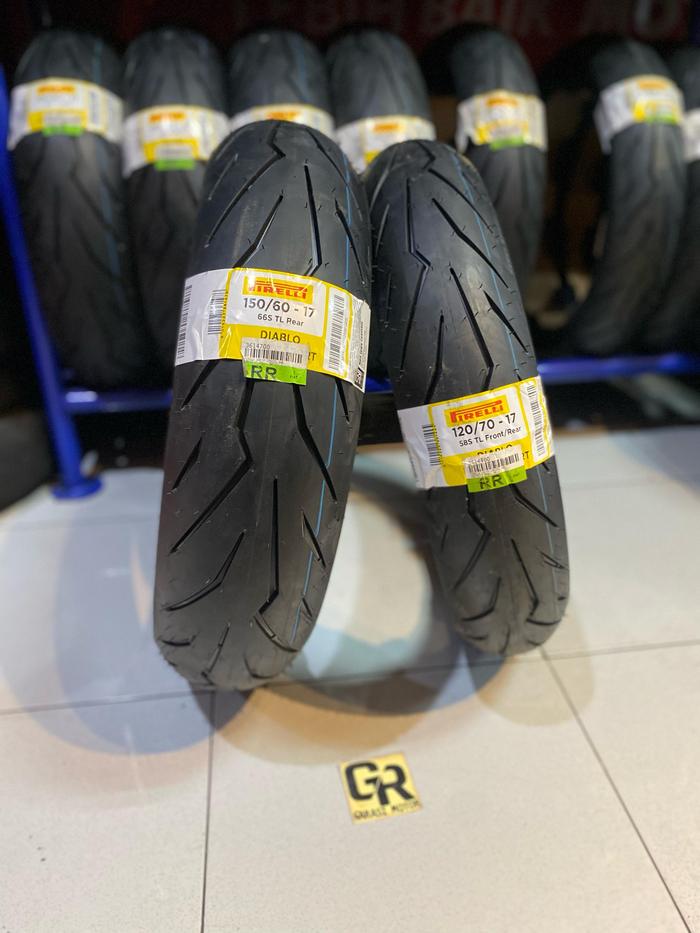 ban pirelli diablo rosso sport ninja 250 karbu fi cbr250rr r25 mt25 mt15 z250 110/70-17 120/70-17 14