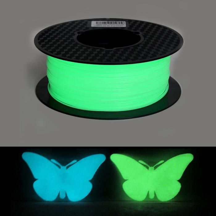 PLA Noctilucent 3D Printer Filament Glow In The Dark 1.75mm 3D