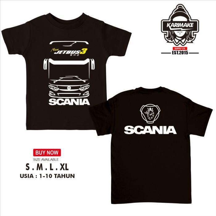 Kaos Baju Anak Bismania Jetbus 3 SHD Scania Bismania Community -KRMK