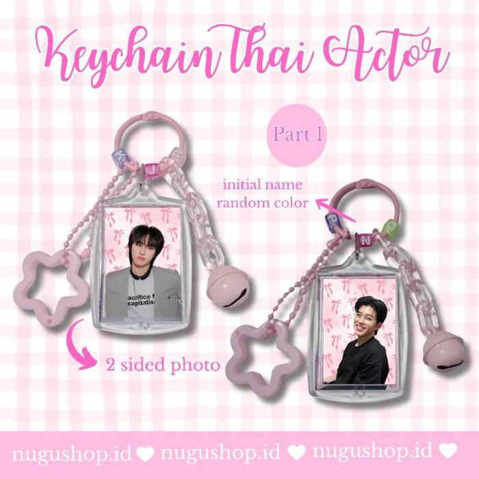 [PART 1] Keychain Pinky Thai Actor gemini, fourth, pond, joong, dll