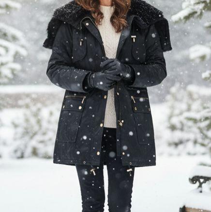 ( size L ) Michael kors snorkel parka jacket winter