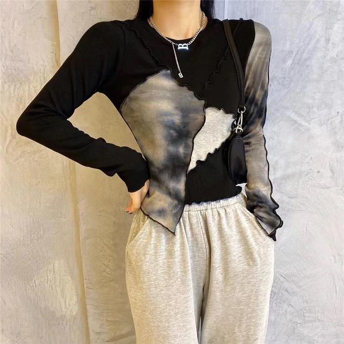 LONGSLEEVE KNIT RIB LONGSLEEVE LENGAN PANJANG LONGSLEEVE WANITA LONGSLEEVE KODE B5