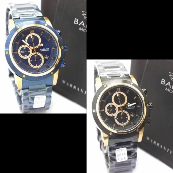 Jam Tangan Pria BALMER 7991 B7991 Kaca Sapphire Anti Gores [ORIGINAL] Watches Stainless
