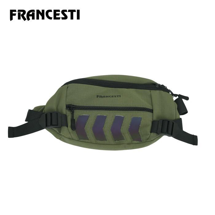 Francesti Tas selempang Pinggang Pria/Wanita Waterproof 724 Waist Bag,Crossbody wallet