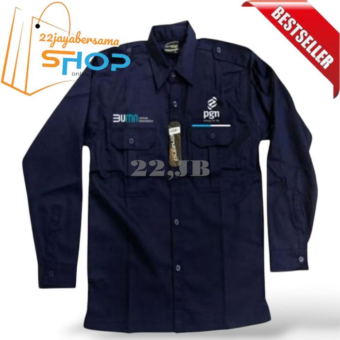 Kemeja PGN • baju BUMN PGN • Seragam Bumn Pgn terbaru full bordir
