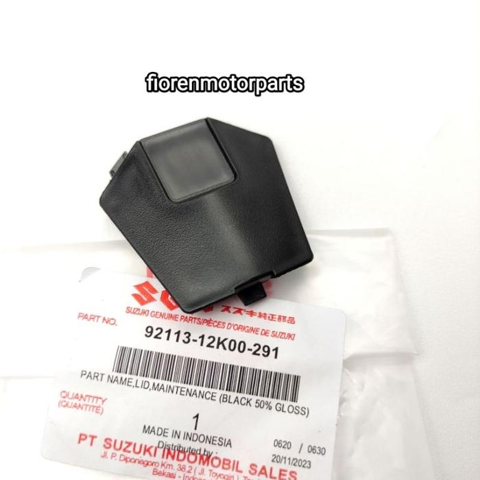 COVER TUTUP KECIL BAGASI LUBANG AIR RADIATOR LID MAINTAINCE SATRIA FU FI INJEKSI 92113-12K00-291 ORI