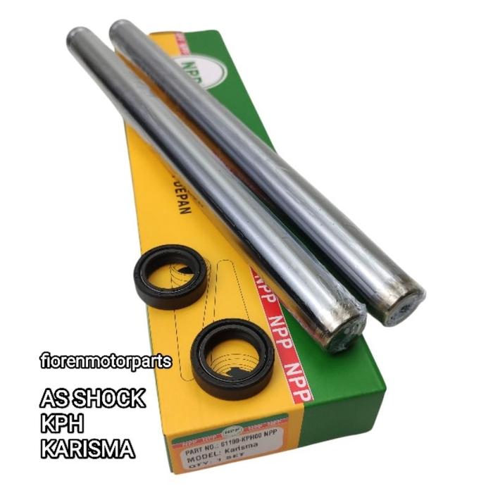AS SHOCK DEPAN 1PASANG + SEAL KARISMA 61100-KPH00 ORIGINAL MERK NPP NIPPON PARTS