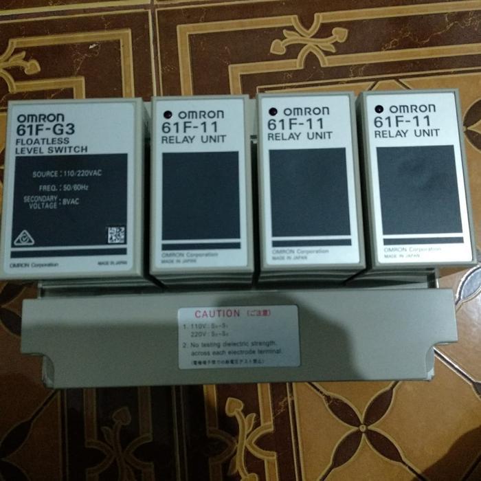 Wlc/ Water Level Control Omron 3 Tangki Type 61F-G3 Ac110/220V Ori / Ready Stok / New / Spesial