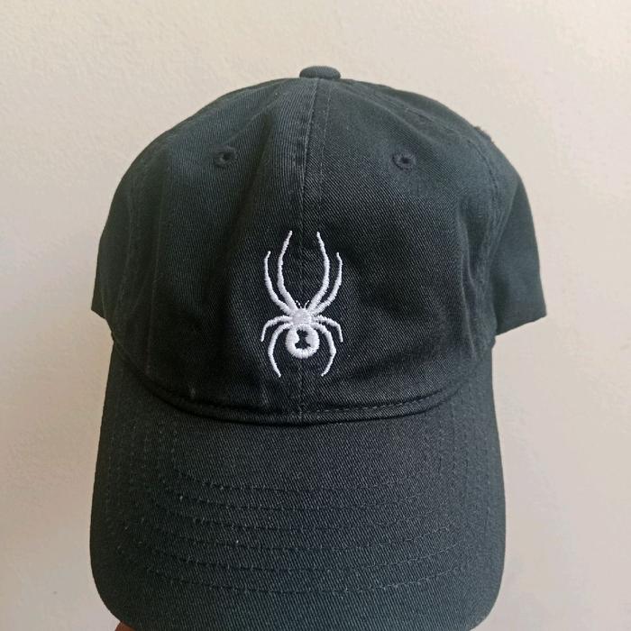 topi import spyder official movie cap hitam setelan