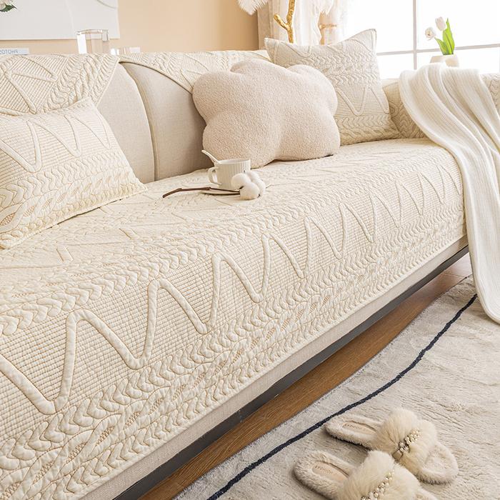 Penutup Kursi Katun Penutup Sofa Sudut Set Sofa Ruang Tamu Mebel