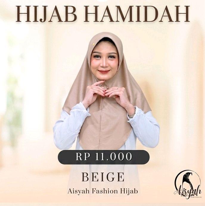 AS-HIJAB Hijab bergo Hamidah [10 RIBU]instan [BAHAN BALON PREMIUM] Lembut Nyaman Cantik