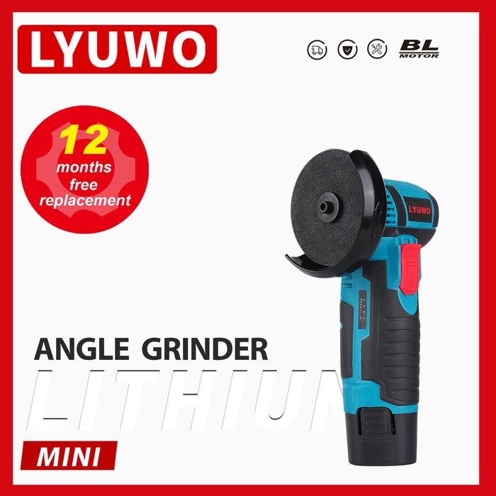 12V Penggiling Sudut Tanpa Sikat 19500RPM Mesin Penggiling Pemoles