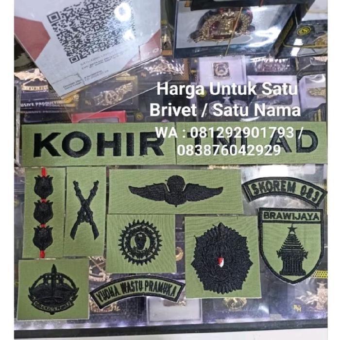 Atribut PDL Prima - Atribut PDL Sage Green Bordir Satuan Per Item