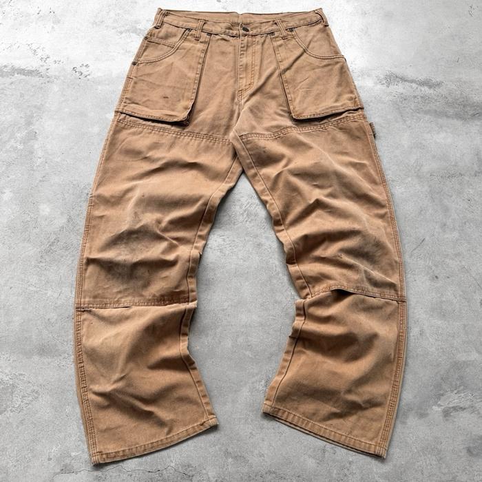 Dickies carpenter double knee pants faded brown D20/34