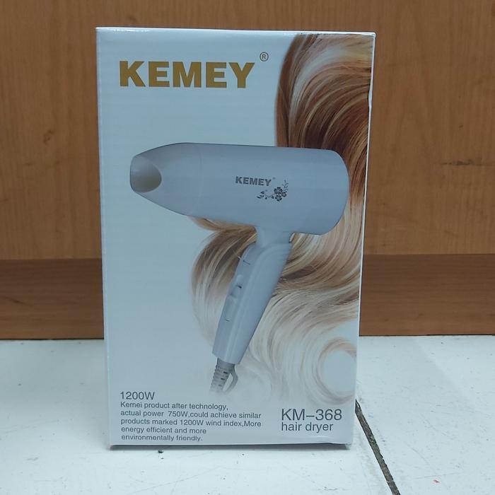 Hairdryer Merk KEMEY KM 368 Hairdryer Lipat Hot & Cool