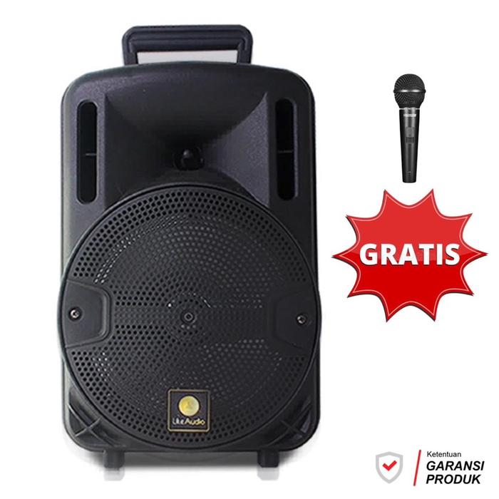 Speaker Bluetooth Portable 6.8inch Kimiso KMS 3381 plus mic - Speaker Karoke kimiso -Sounday