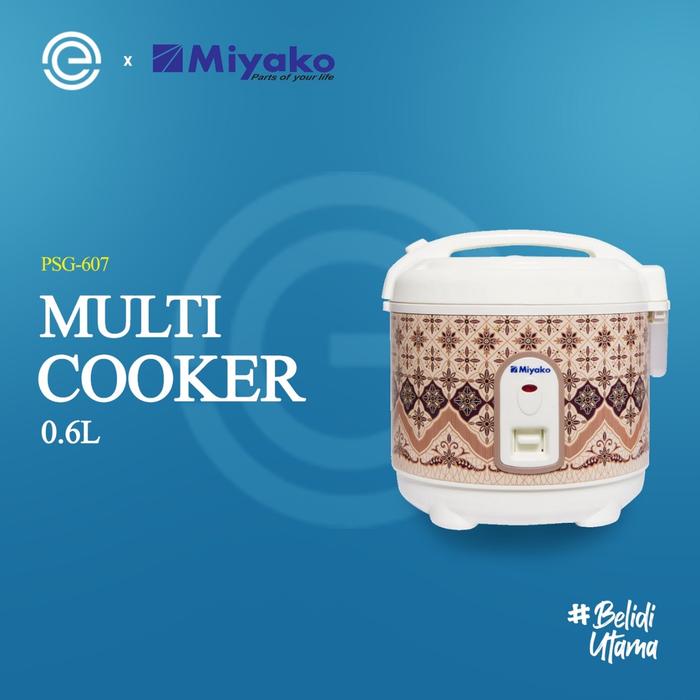 Miyako Rice Cooker Mini 0.6L PSG-607 Anti Lengket