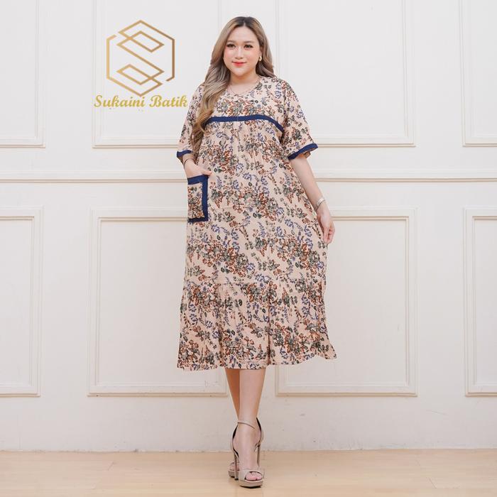 DASTER WANITA SULTAN KARLA JUMBO LD 120 CM STANDAR LD 110 CM BUSUI BAHAN RAYON PREMIUM ADEM LEMBUT N