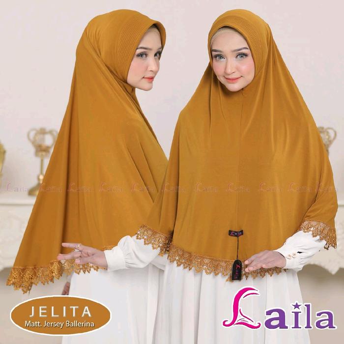 New Arrival ori Laila hijab / Hijab Jelita Ori Laila Hijab / Hijab Renda Instan Kerudung