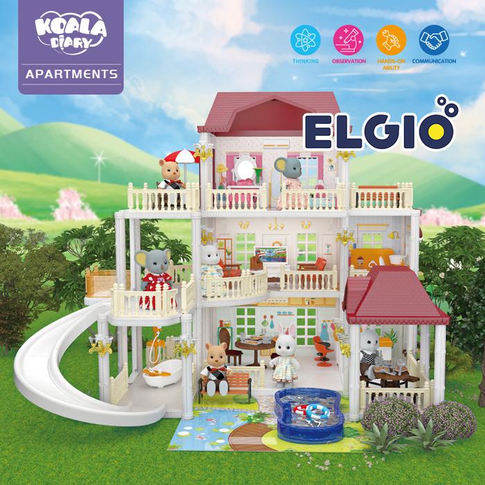 Koala Diary Mainan Rumah Boneka Kelinci Luxury Villa
