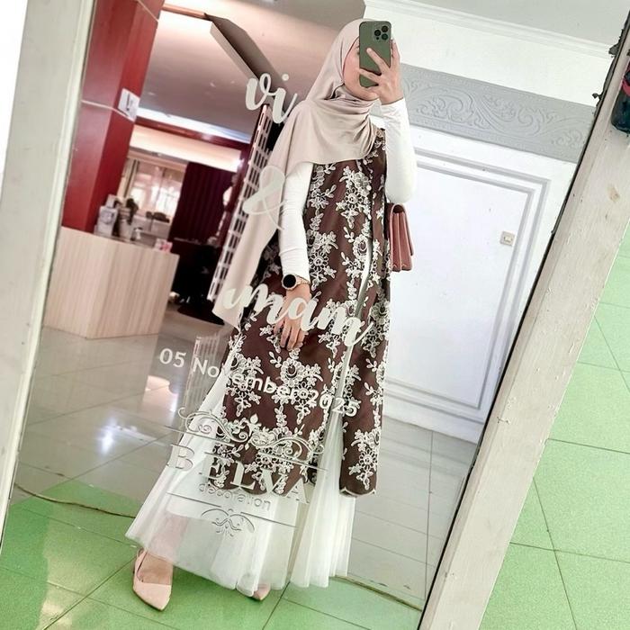 Aliyah Vest bordir premium Aliyah Vest Tunik Muslim