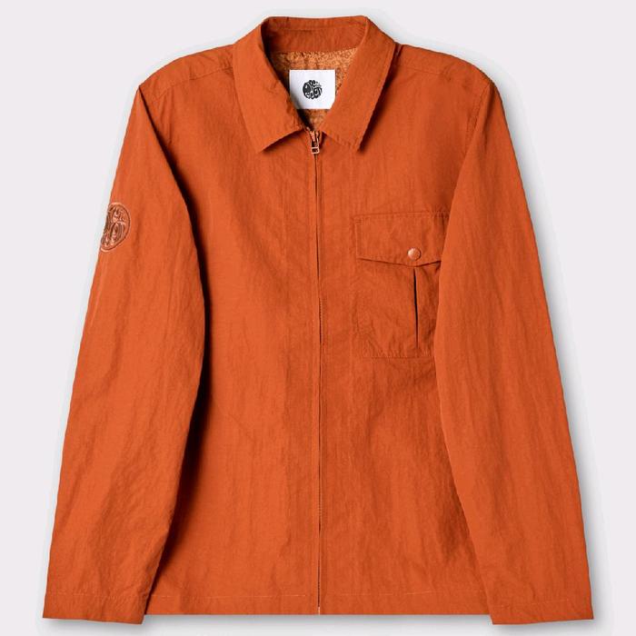 Pretty Green Ridley Overshirt Jacket Orange Original