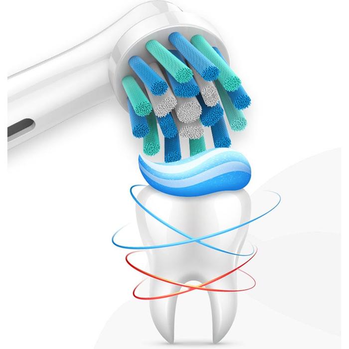 4 Pcs Refill Sikat Gigi Elektrik Oral B Toothbrush Replacement Sikat Gigi Oral B Refill Head