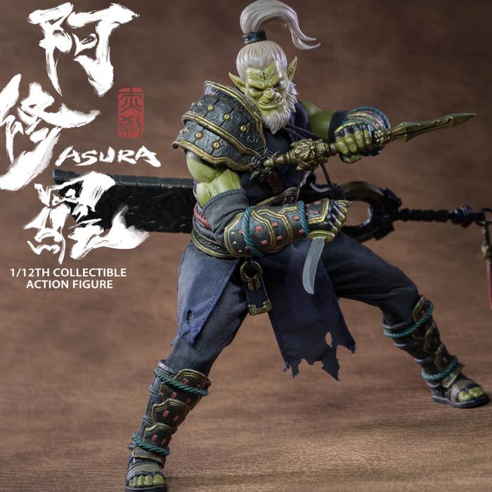 VTOYS 1/12 Scale Collectible Figure Asura Limited Luxury God Fighter Full Set 17Cm Men Soldier Actio