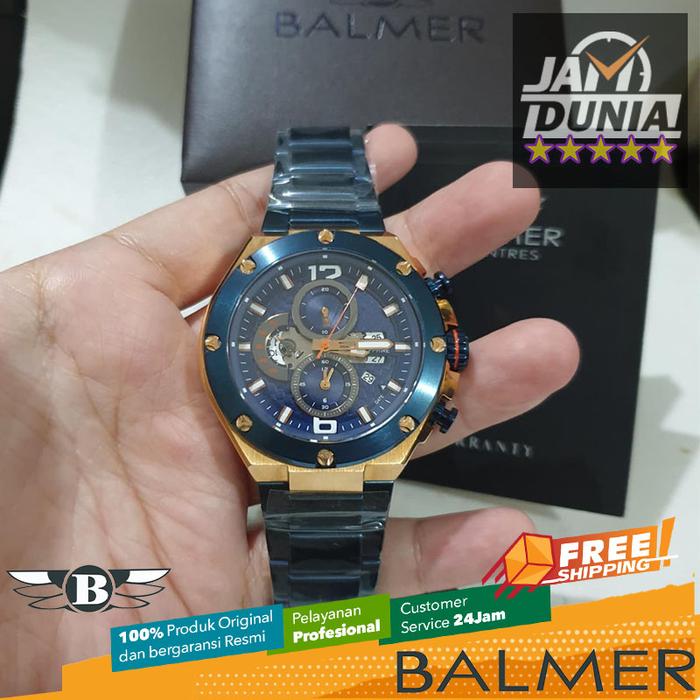 JAM TANGAN BALMER B.8117MBLU JAM BALMER ORIGINAL 8117 JAM PRIA LA ST
