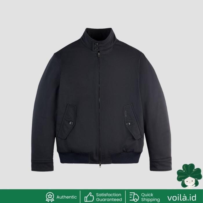 Voilaid Bomber Jacket in Technical Gabardine Blue