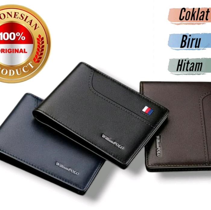 Dompet pria original Kulit Cowok Kartu Uang Hitam jims honey