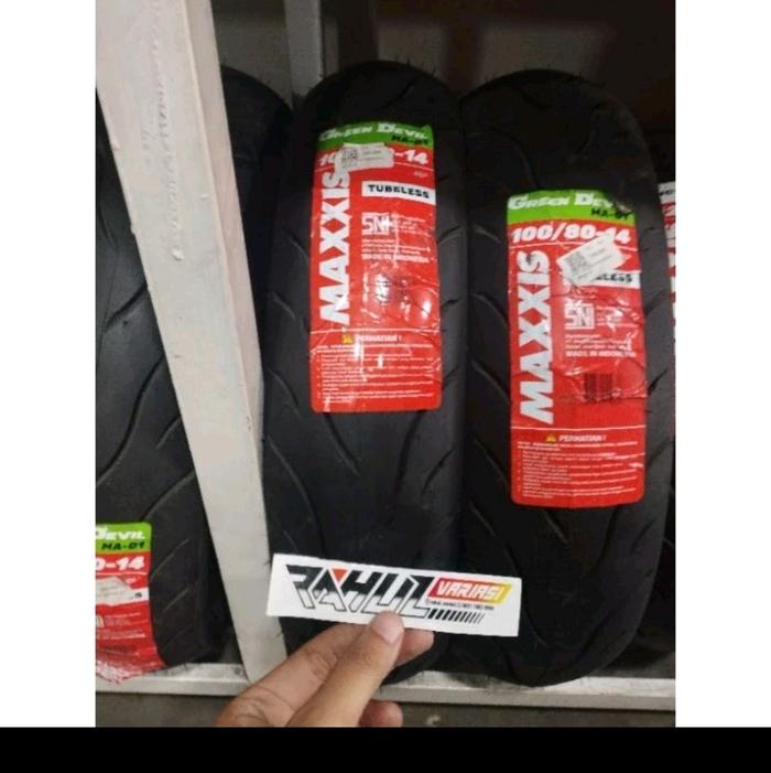 BAN MAXXIS GREENDEVIL 100/80 RING 14