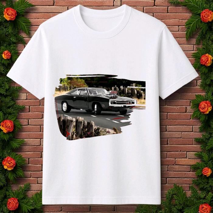 Mynaverse x Jada Toys - Kaos Karakter Dewasa - Diecast Series - Fast and Furious - Dodge Charger