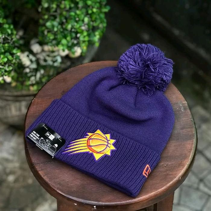 New Era Knit Phoenix Suns Beanie Hat Purple BNWT ORIGINAL BARANG RESMI STORE