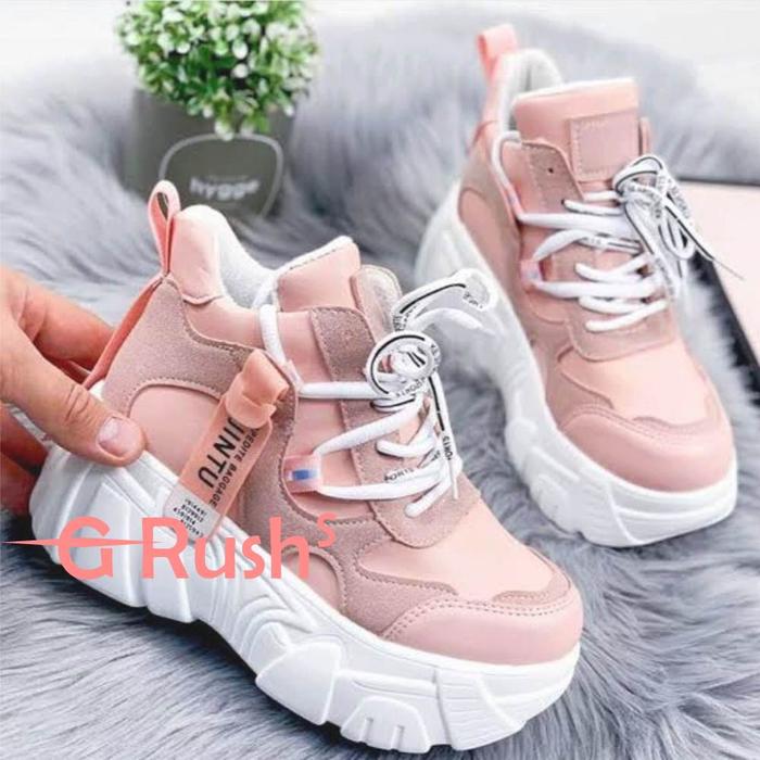 [G-RUSH] - SEPATU WANITA SNEAKERS PEREMPUAN BOOT FASHION JIN-TU RD02