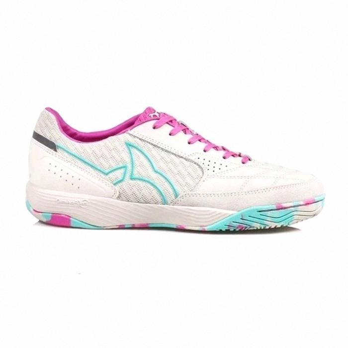 Sepatu Futsal ORTUSEIGHT JOGOSALA VANQUISH 100% Original - Nyaman untuk Futsal, Light Grey Pink, 39