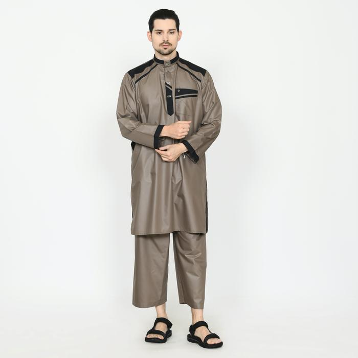 SD018 Koko Setelan Dewasa Gamis Pria ALWAAN Muslim Jubah