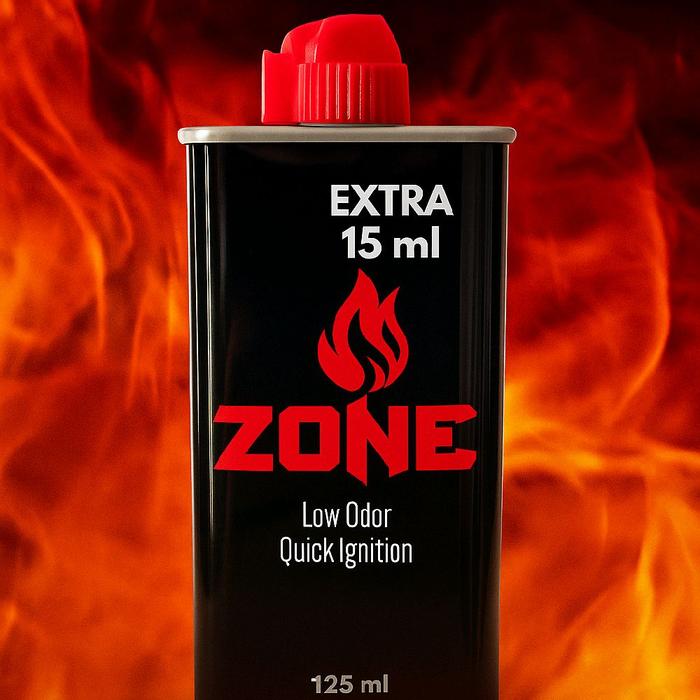 ZONE minyak zippo premium refiil korekk zippo 125ml + extra 15ml