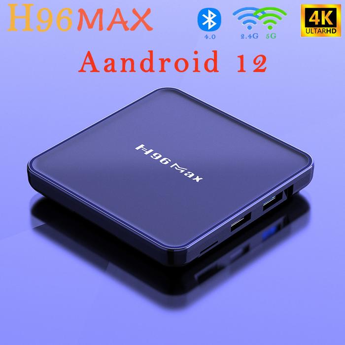 2022 New H96 Max V12 Android 12 TV BOX Smart Dual Wifi 2.4G&5G HD4K