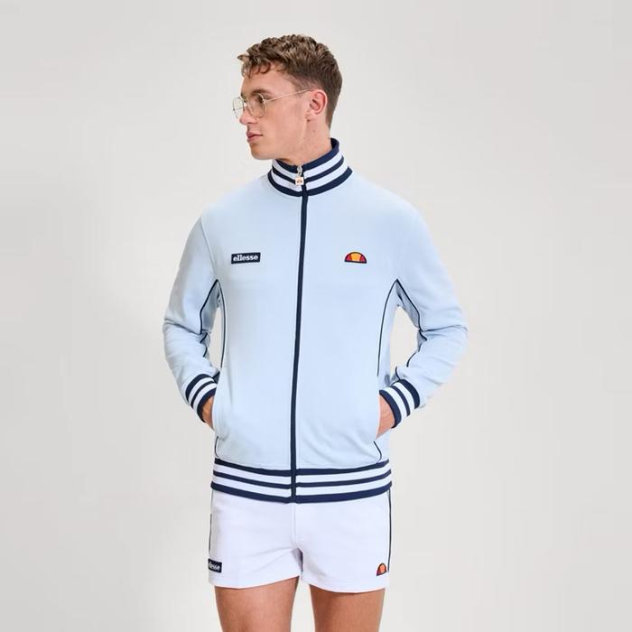 Ellesse Milan Tracktop Jacket In Light Blue